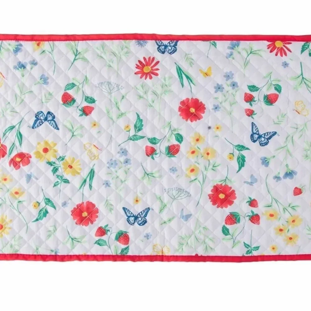 Dolly Parton Floral Butterfly Quilted Placemat‎ Set